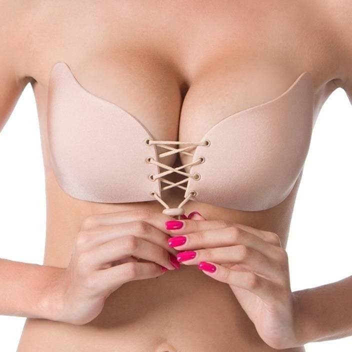 Butterfly Design Push Up Silicon Bra